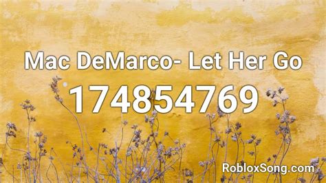Mac DeMarco Roblox ID