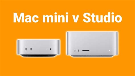 Mac Mini vs Mac Studio : Specs
