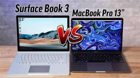 MacBook Pro vs Surface Book 3: Keyboard