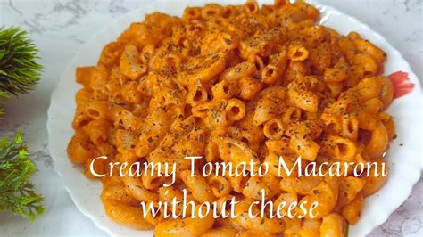 Macaroni Recipe Without Cheese