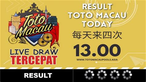 Macau Jam 1 Siang