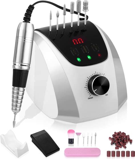 MCTECH Ponceuse à Ongle Manucure Pédicure Professionnel Machine