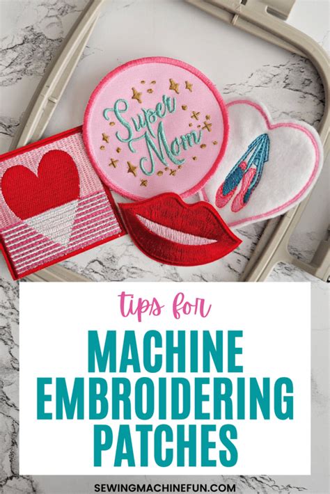 Machine Embroidery Patches Tutorial