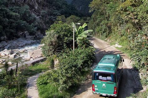 Machu Picchu bus view