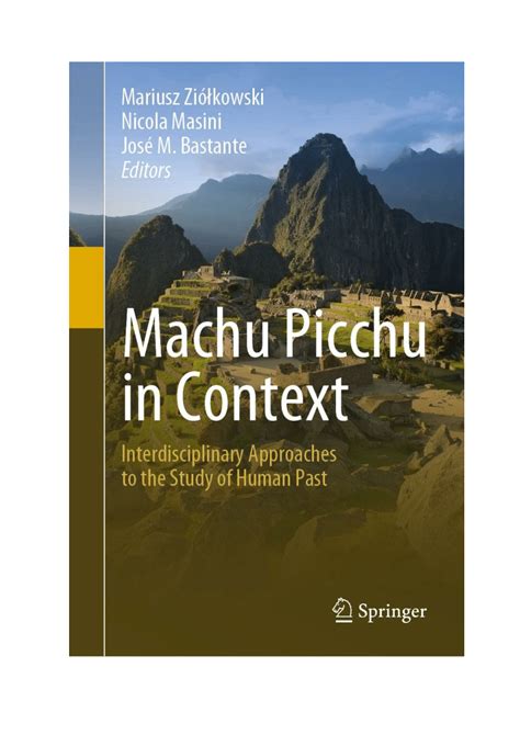 Machu Picchu logistics