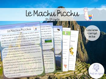 Machu Picchu question