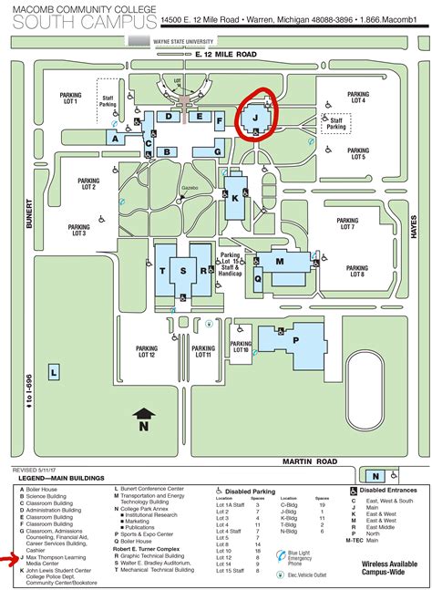 Mcc Center Campus Map