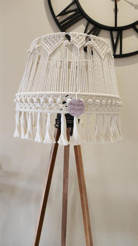 Macrame Floor Lamp