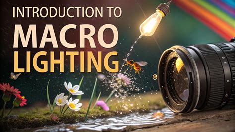 Macro photography lighting