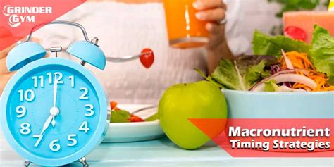 Macronutrient Timing for Optimal Performance