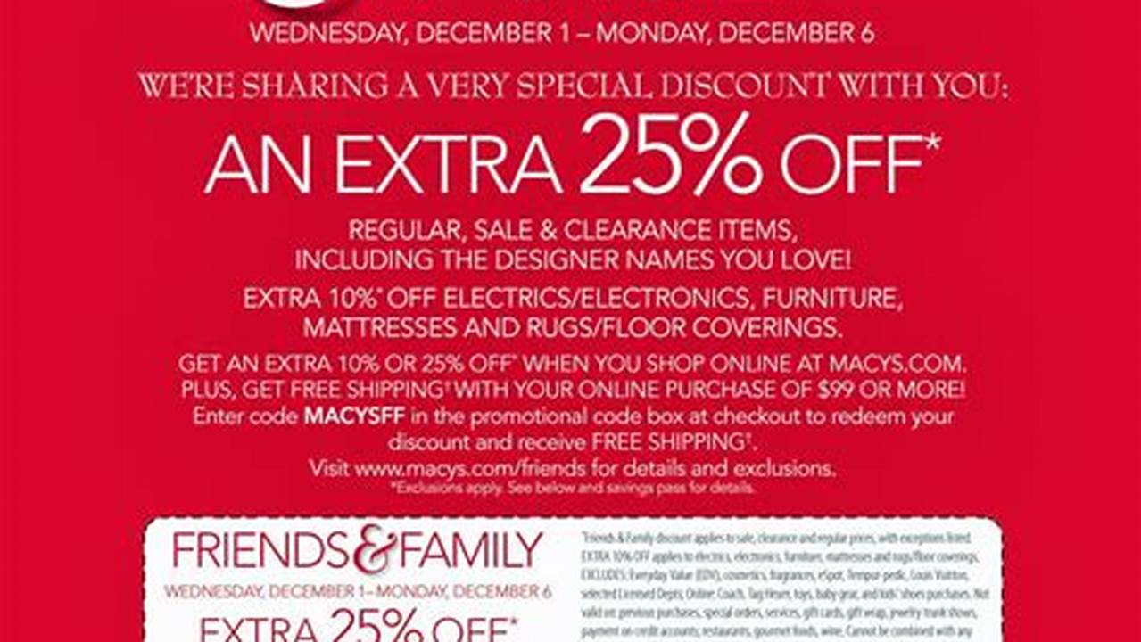 Macy'S Promo Code October 2024 Calendar