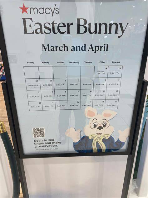 Macys Easter Bunny