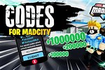 Mad City Codes New Update