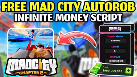 Mad City Roblox Script Exploit Autofarm INFINITE CASH (2023 