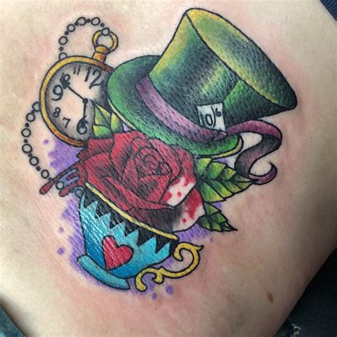 Mad Hatter by JON Mad hatter tattoo, Wonderland tattoo