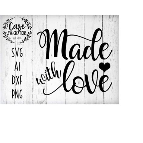 Download Made with Love DXF Files