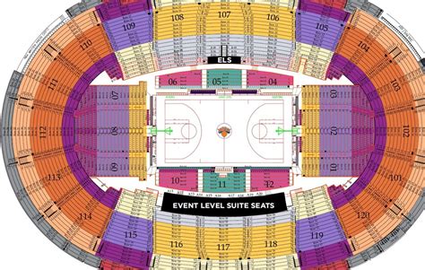 Madison Square Garden Seating Chart Basketball