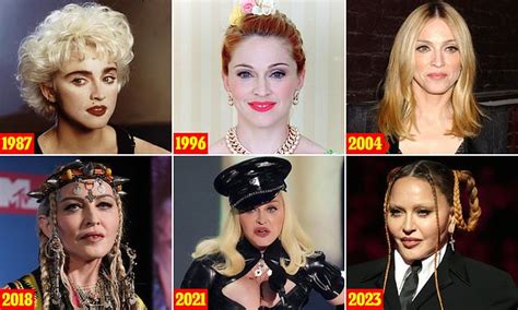 Madonnas Ever-Changing Locks