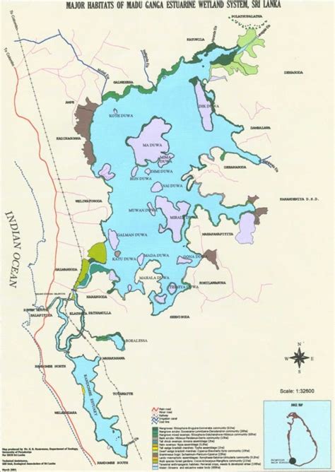 Madu River Location Map