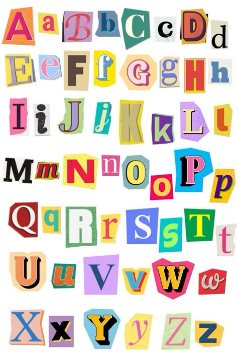 Magazine Letter Design