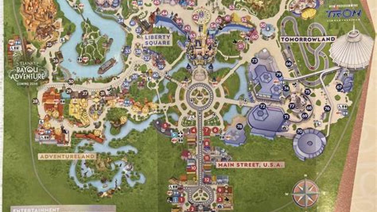 Magic Kingdom Orlando Map 2024