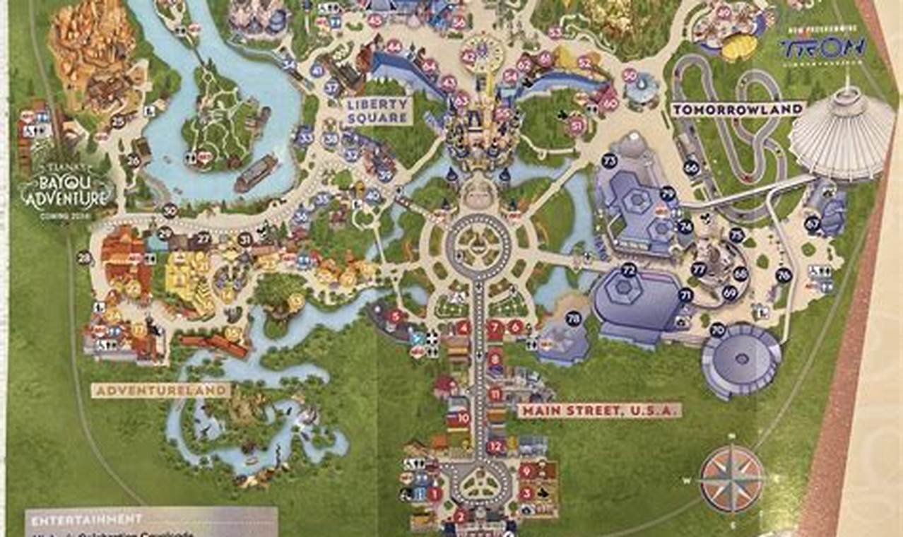 Magic Kingdom Orlando Map 2024