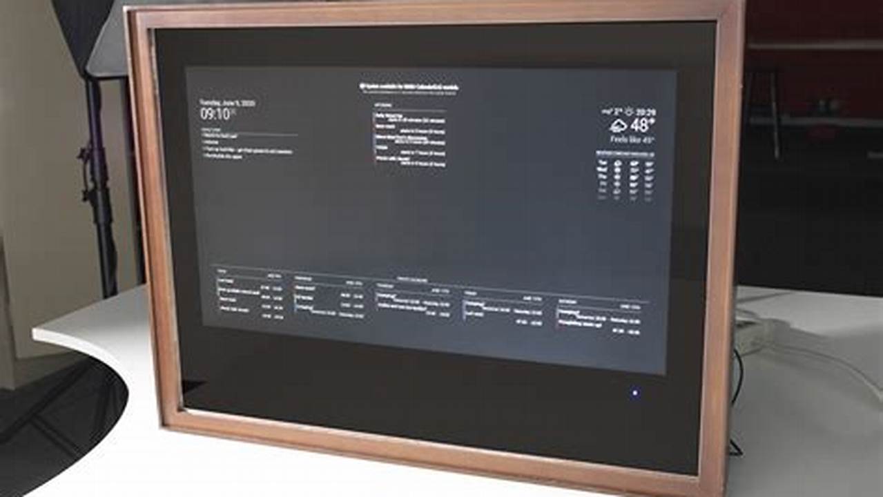 Magic Mirror Raspberry Pi Google Calendar