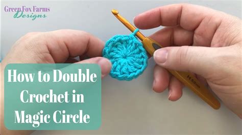 Magic Circle Double Crochet
