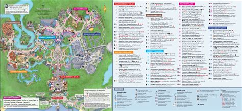 Magic Kingdom Printable Map 2023