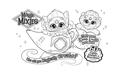 Magic Mixies Coloring Pages Printable