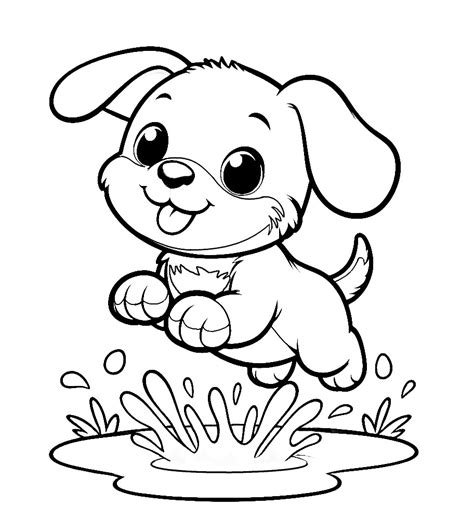 Magic Puppy Coloring Pages