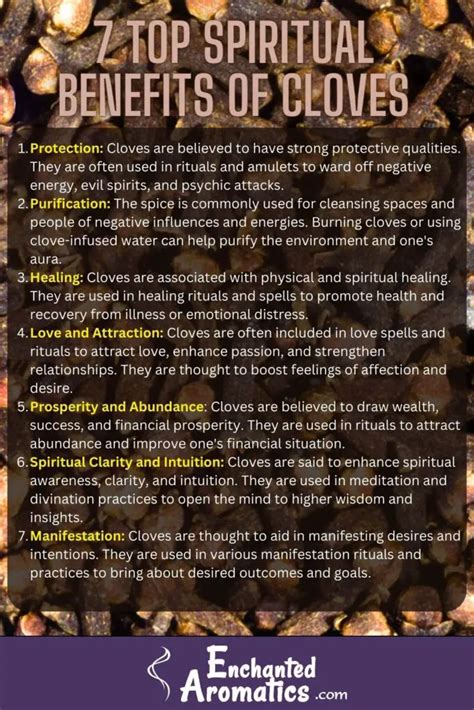 The Mystical Charm of Cloves: Unveiling the Enchanting Properties of this Wonderful Spice - A Deep Dive into the Magical Properties of Cloves that Will Leave You Spellbound!