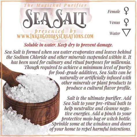 Unlock the Mystical Powers of Sea Salt: Discover the Magical Properties That Will Melt Your Stress Away!