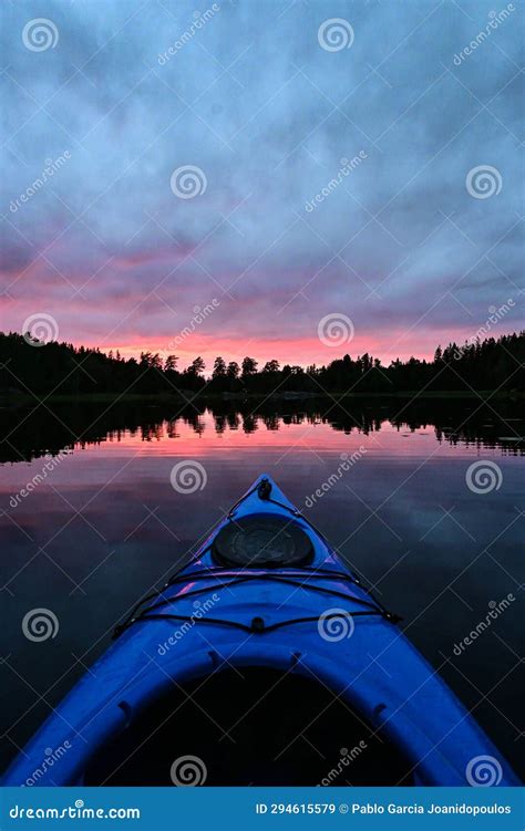 Magical sunset kayaking