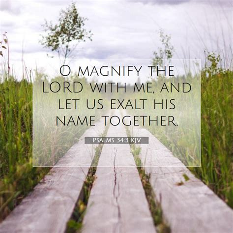 Magnify The Lord With Me Bridge