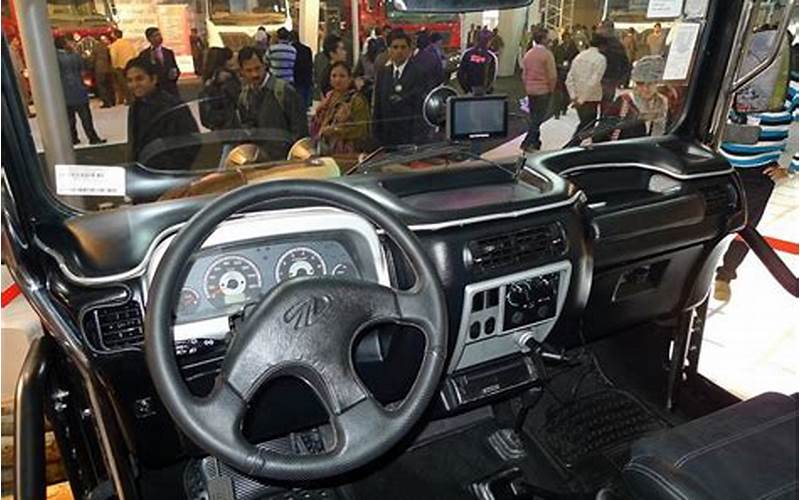 Mahindra Jeep Interior
