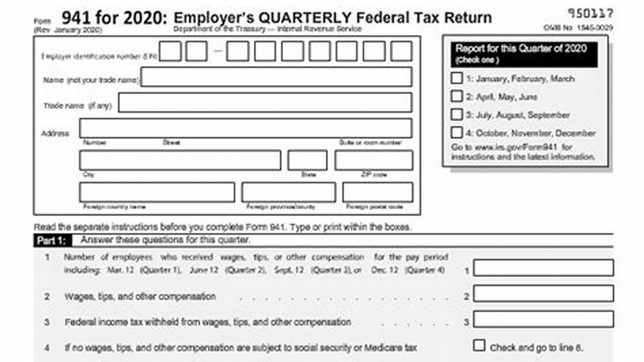 Mailing Address For 941 Form 2024