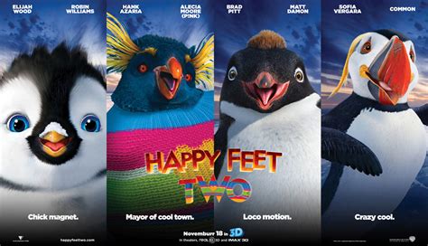 Main Characters Watch Happy Feet Two Movie