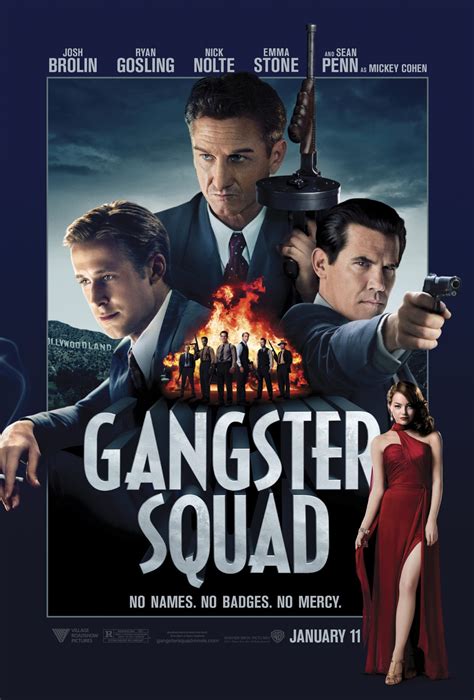 Main Characters Review Gangster Squad Movie