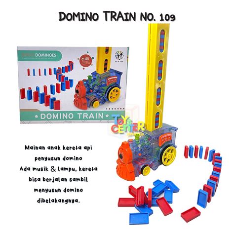 Mainan Kereta Domino sebagai Hadiah