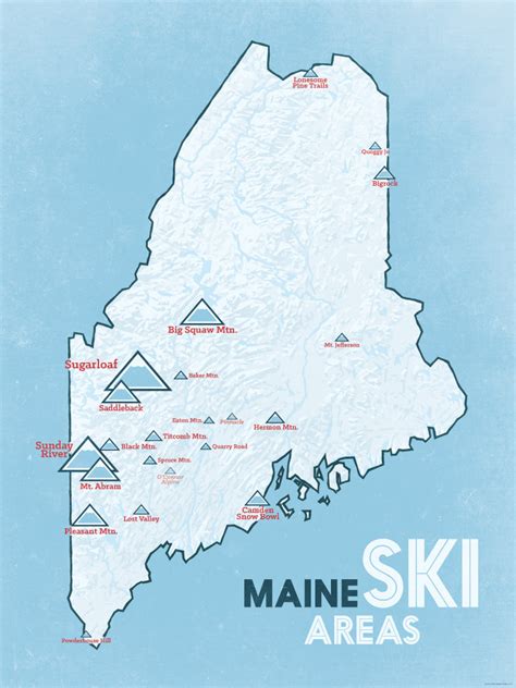 26 Ski Resorts In Maine Map Online Map Around The World