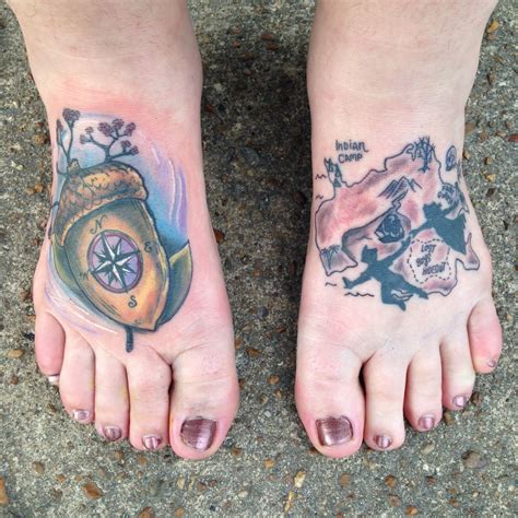 Disney leg tattoo Main Line Ink Chattanooga Jennifer Edge