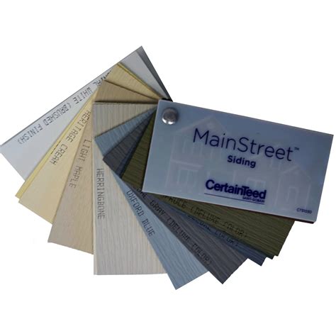 Mainstreet Siding Color Chart