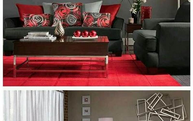 Maintaining A Red And Gray Living Room