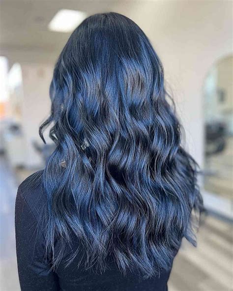 Maintaining Dark Blue Hair