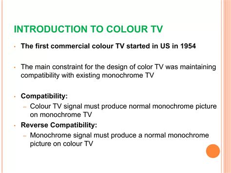 Maintaining Existing Colour