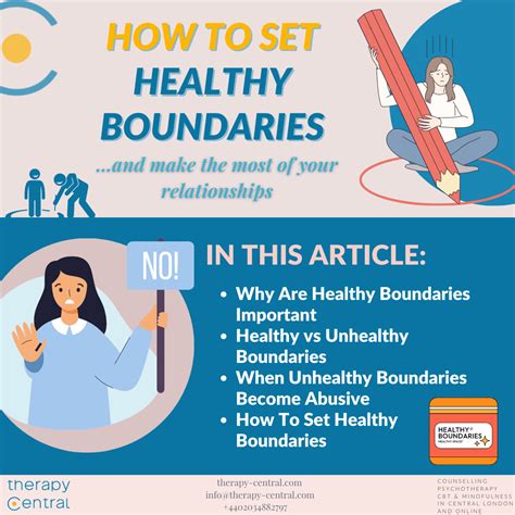 Maintaining Healthy Boundaries