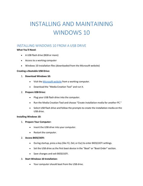 Maintaining Windows 10