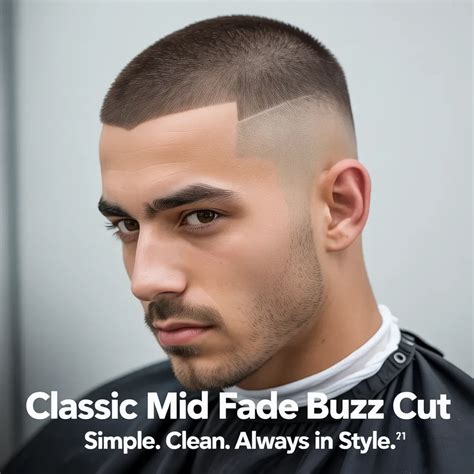 Maintaining Your Mid Fade Buzz Cut