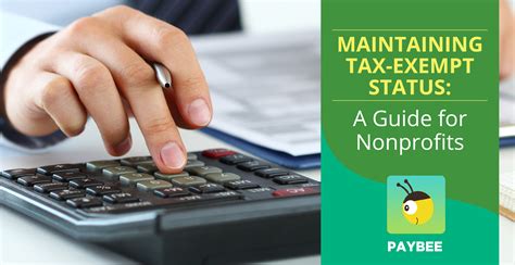 Maintaining Your Tax-Exempt Status